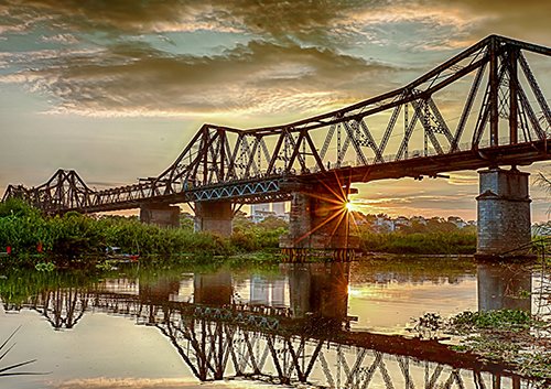 Long Bien bridge - a French architecture. Photo: Pham Hoai Nam